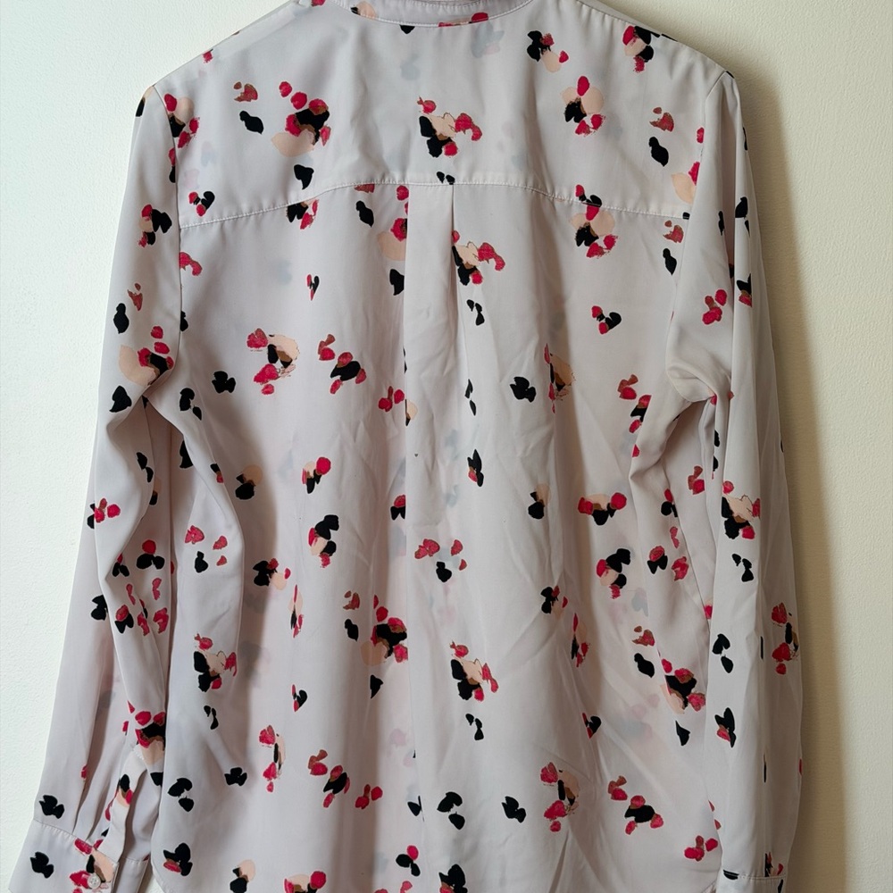 H&M Cream and Pink Patterned Shirt - Picture 2 of 4